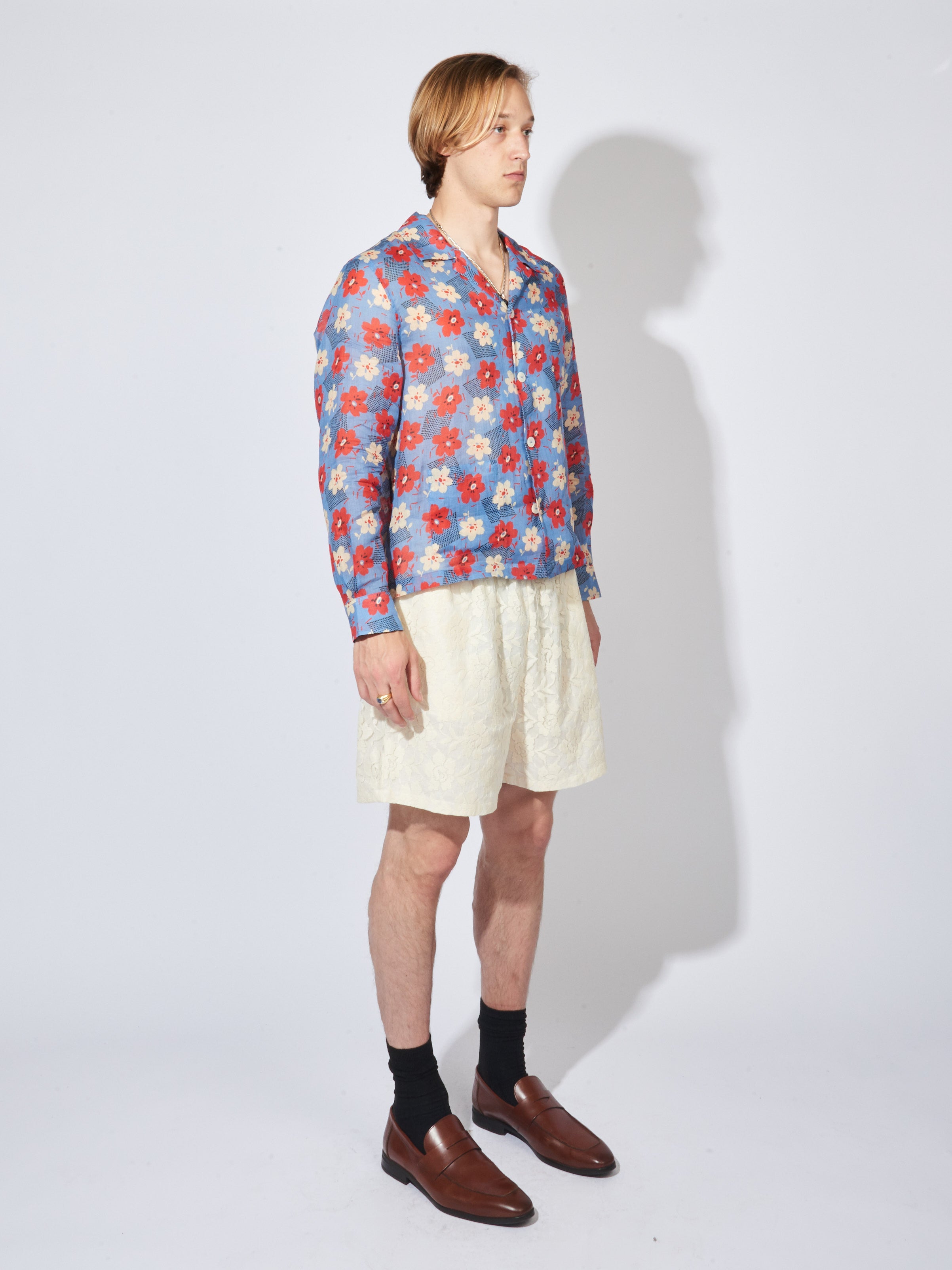 Bode - Primary/Multi Geo Poppy L/S Shirt – Frances May