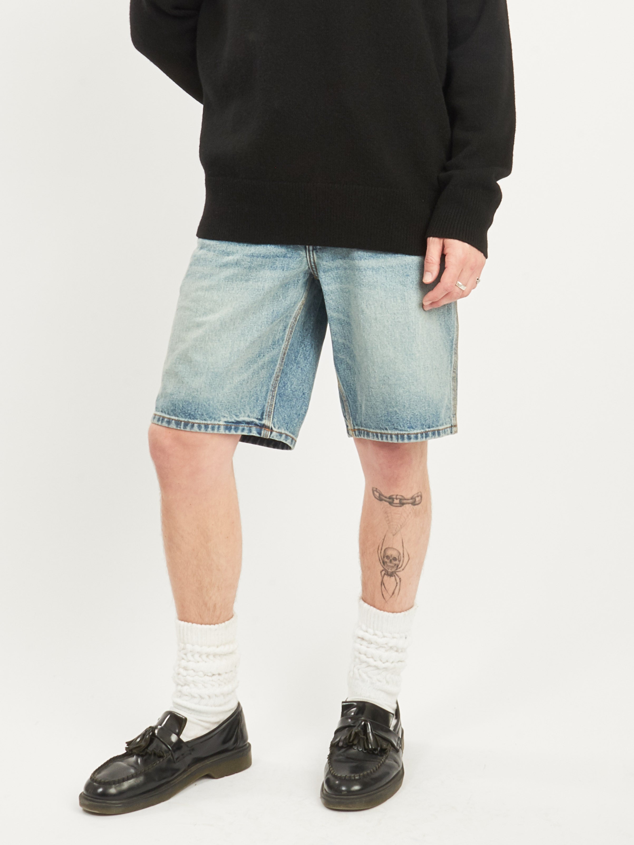 Bare denim shorts store
