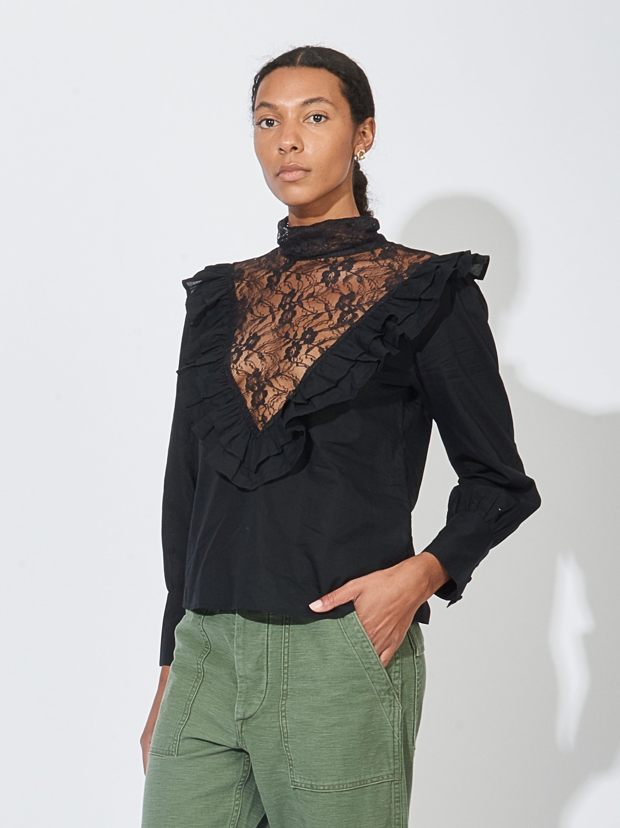 Batsheva - Black Peche Blouse – Frances May