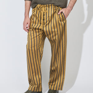 Bode Men's Valance Striped Pajama Pants