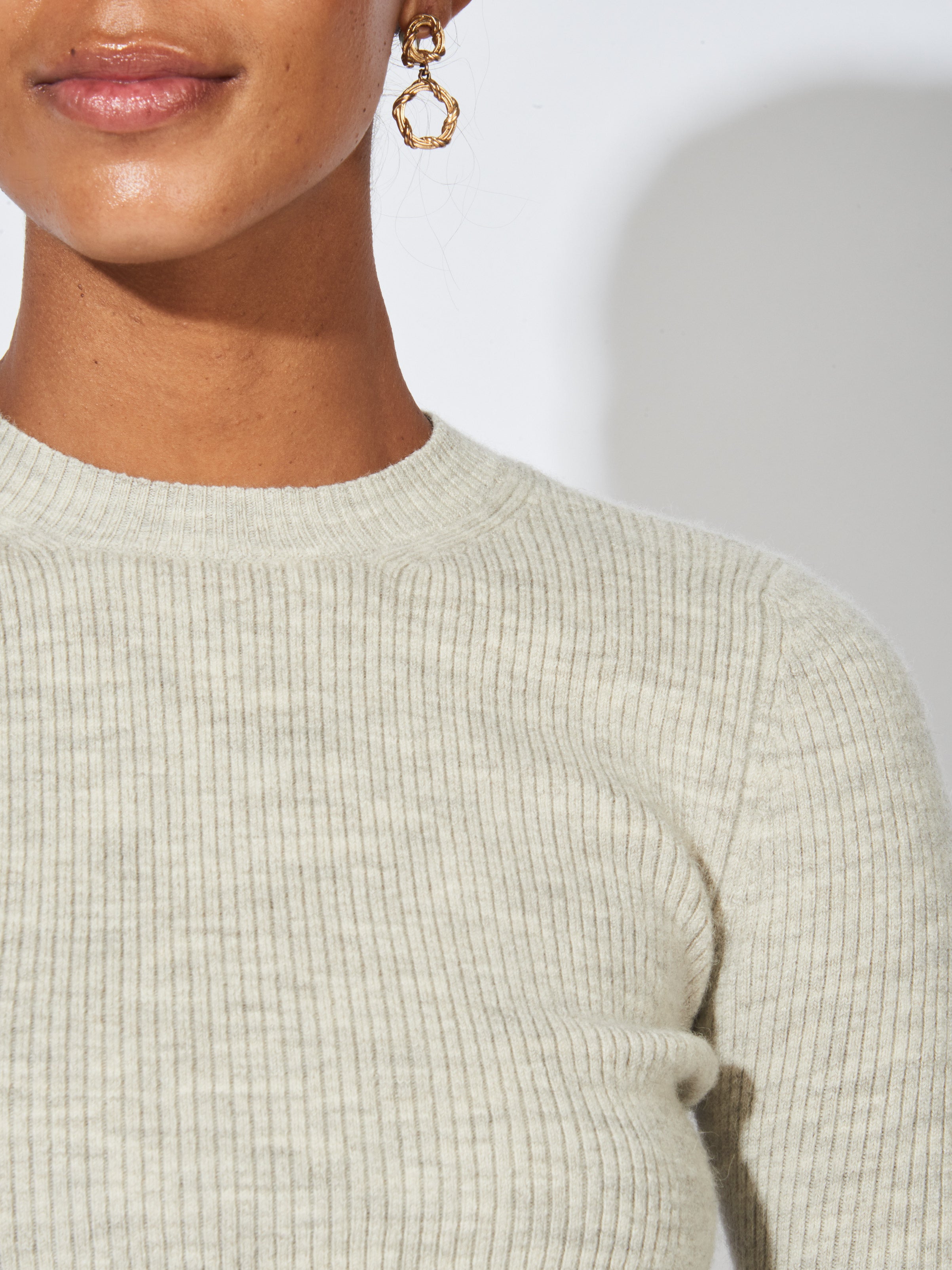 Lauren Manoogian - Carrara Rib 3/4 Crewneck – Frances May