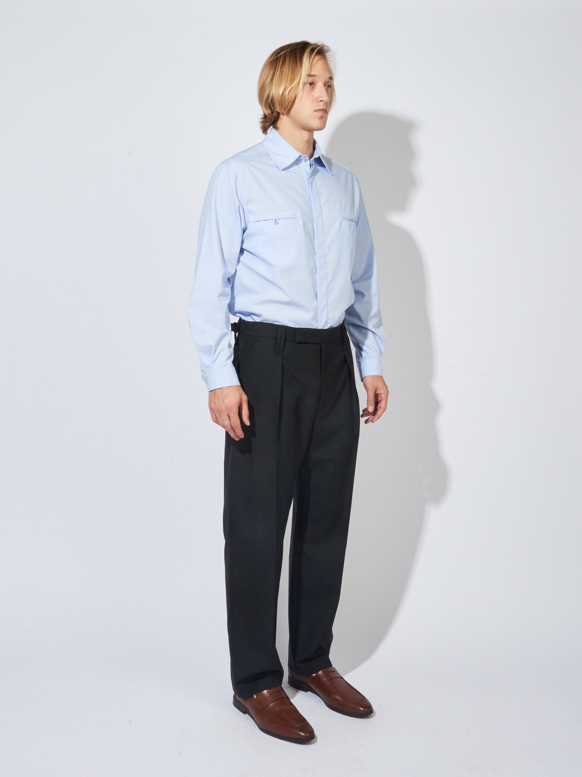 Caviar One Pleat Pants