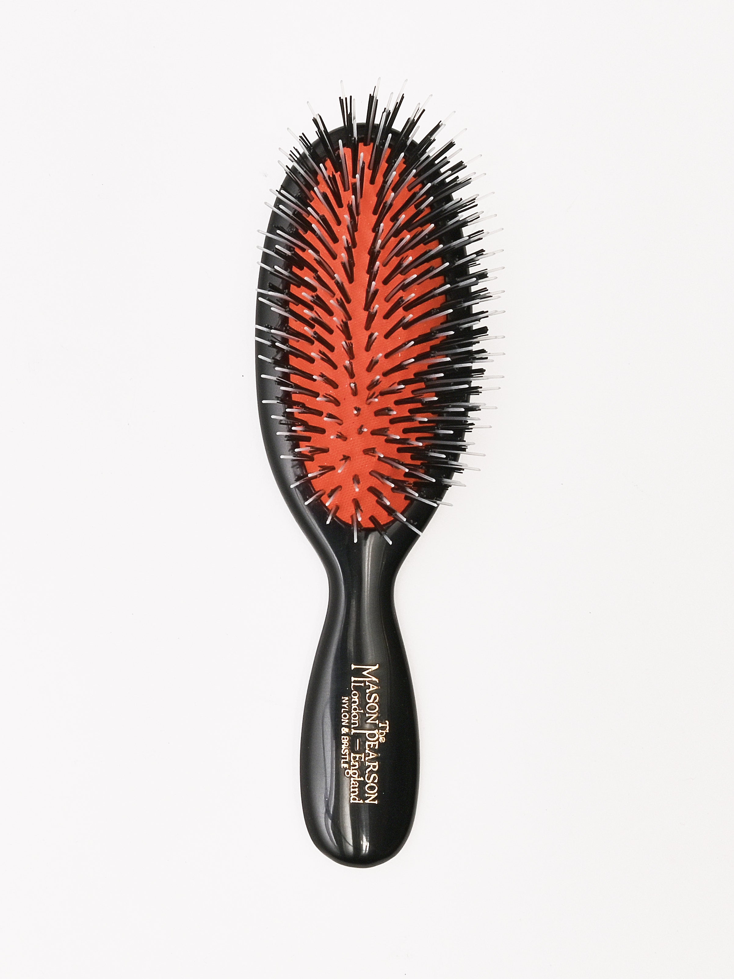 MASON PEARSON HAIR BRUSH POCKET BRISTLE & store NYLON - DARK RUBY