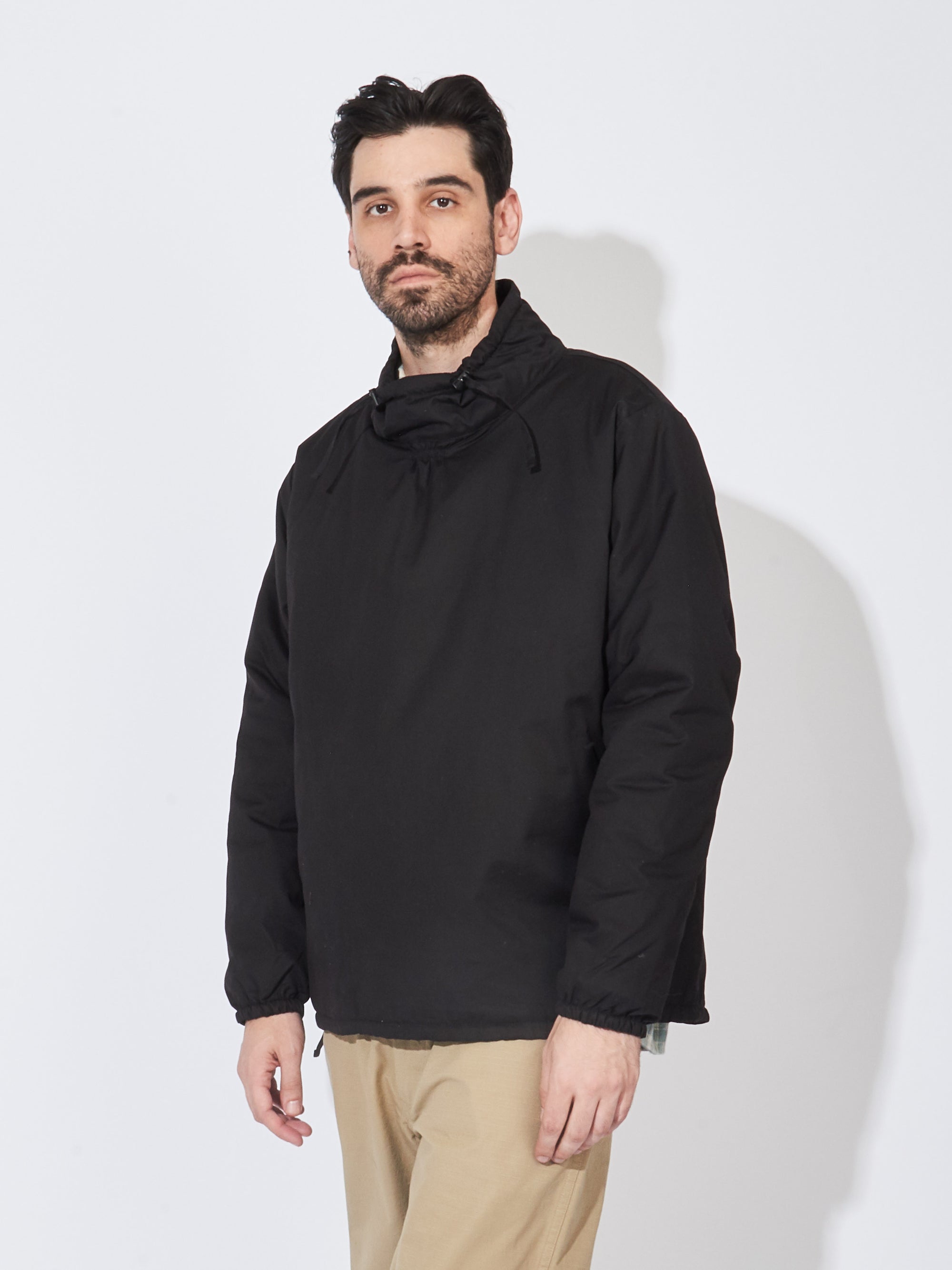 Monitaly - Black Vancloth Oxford Black Insulated Mock Neck