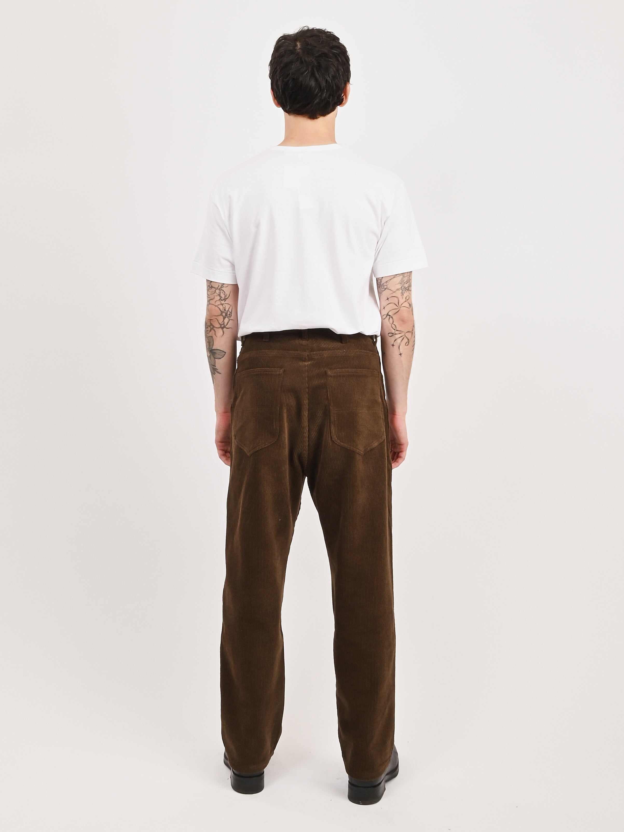 Monitaly - Corduroy 8-Wale Brown Drop Crotch 5 Pocket Pants – Frances May