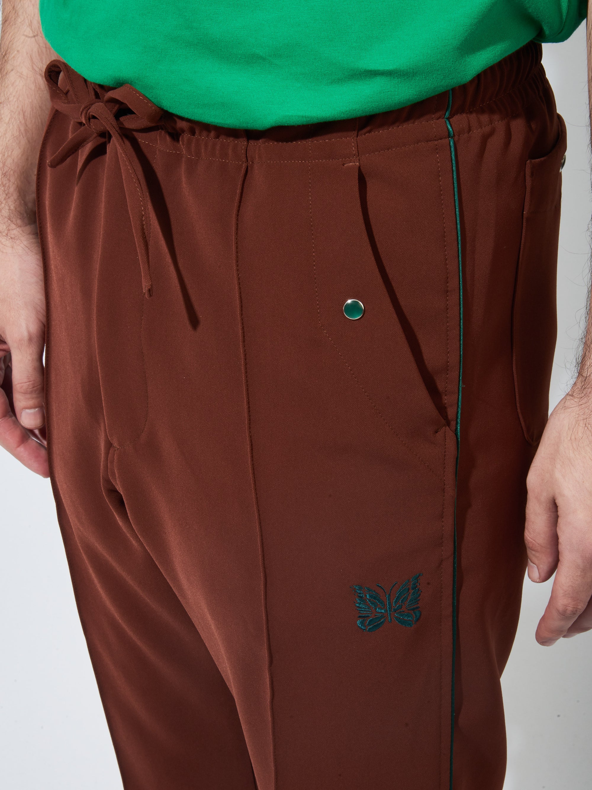 Brown Piping Cowboy Pant