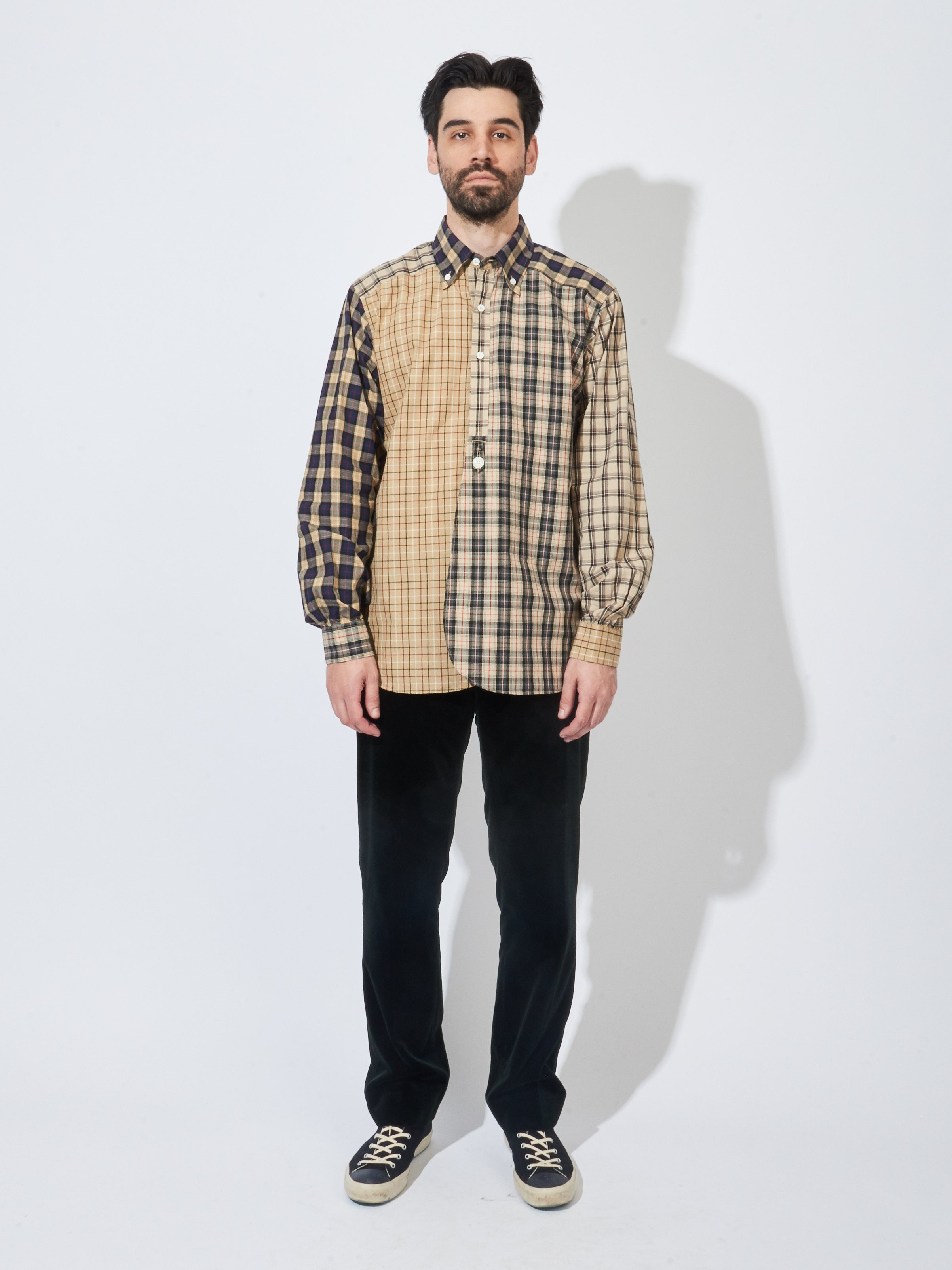 Needles - Khaki Plaid B.D. EDW Shirt – Frances May