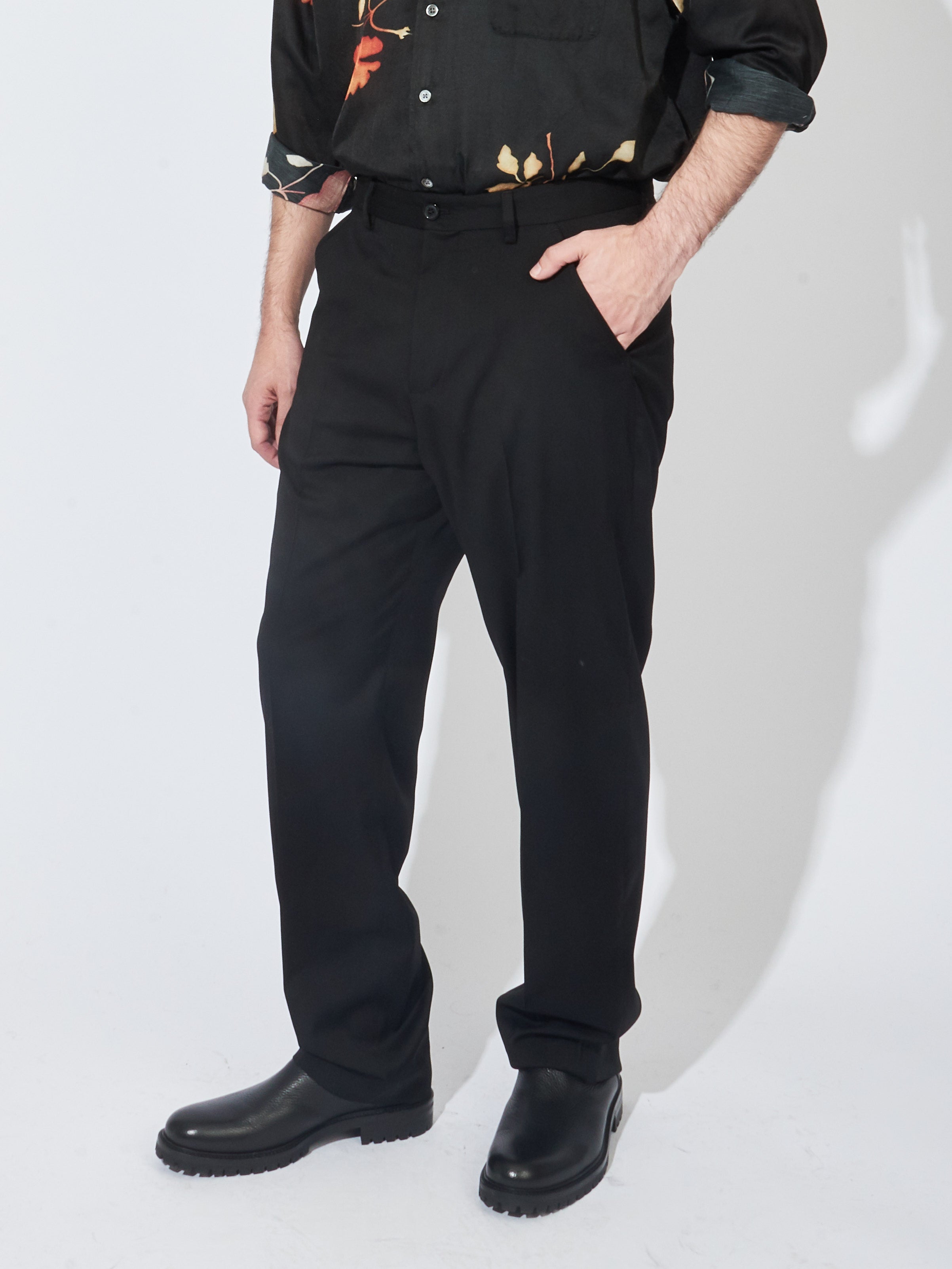激レア OUR LEGACY Bedsheet Chino Trousers 黒 - カジュアルパンツ