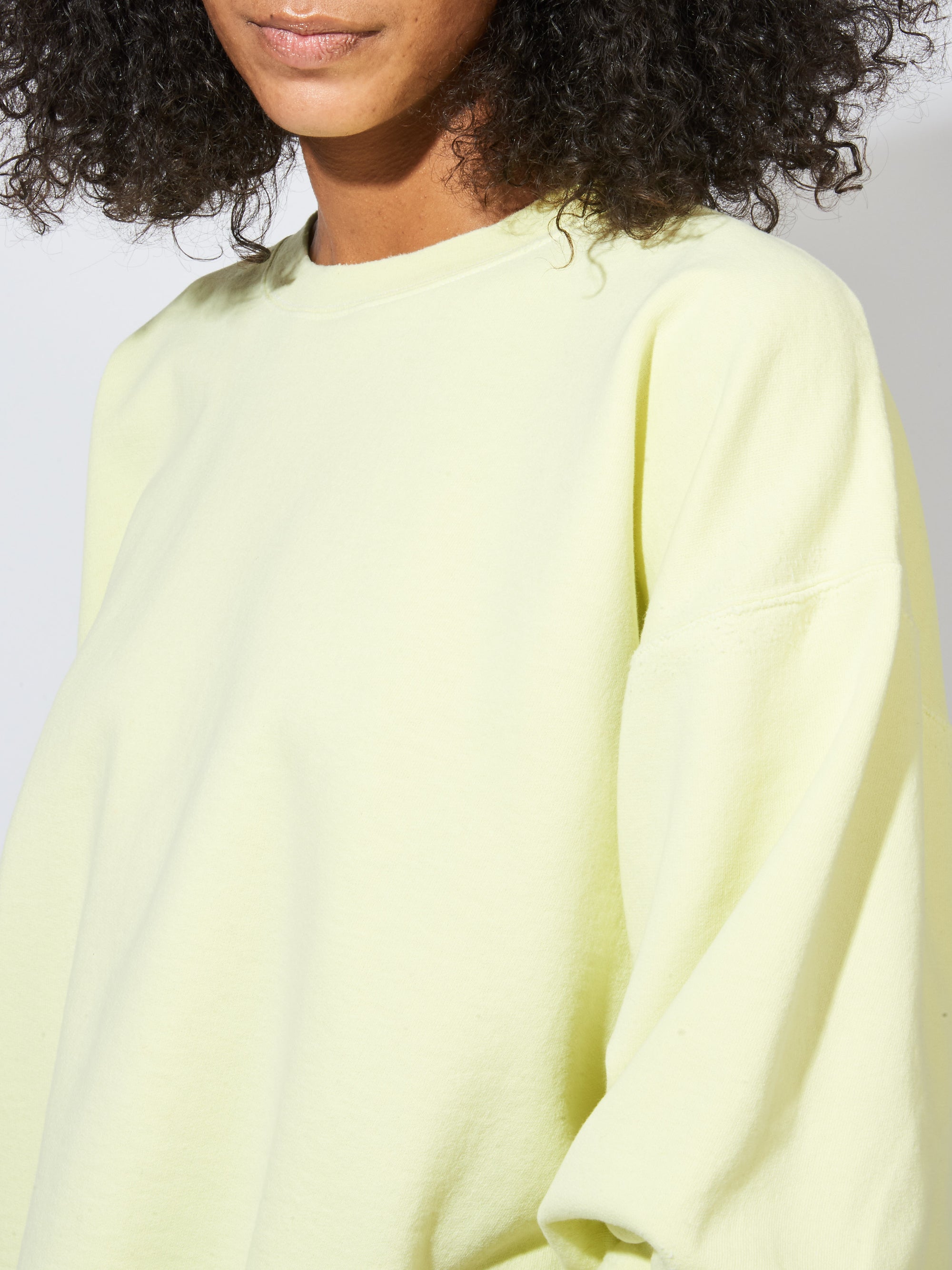 Rachel - Frances Fluo Green Sweatshirt May Comey Fond –