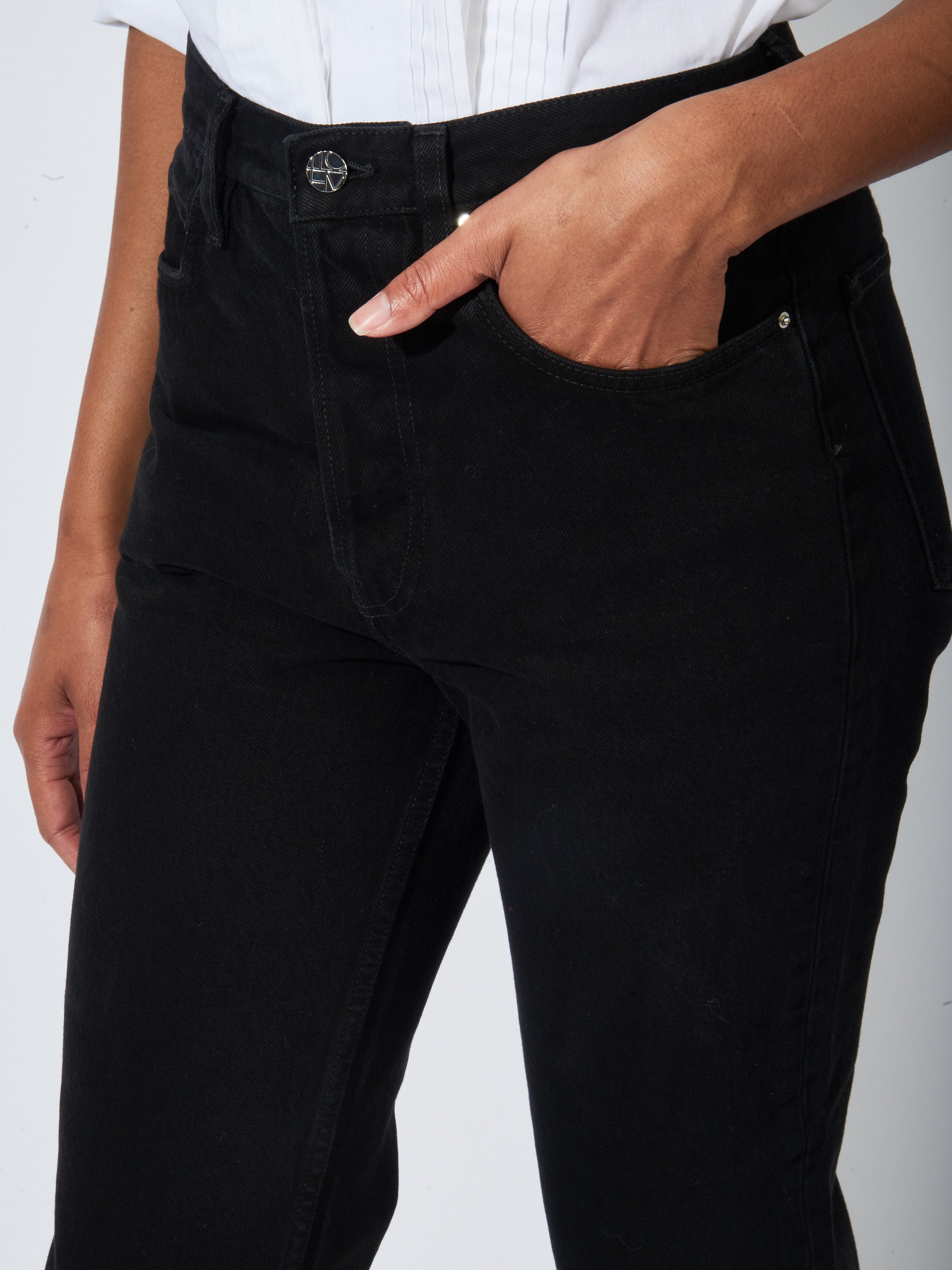 Black Classic Cut Denim