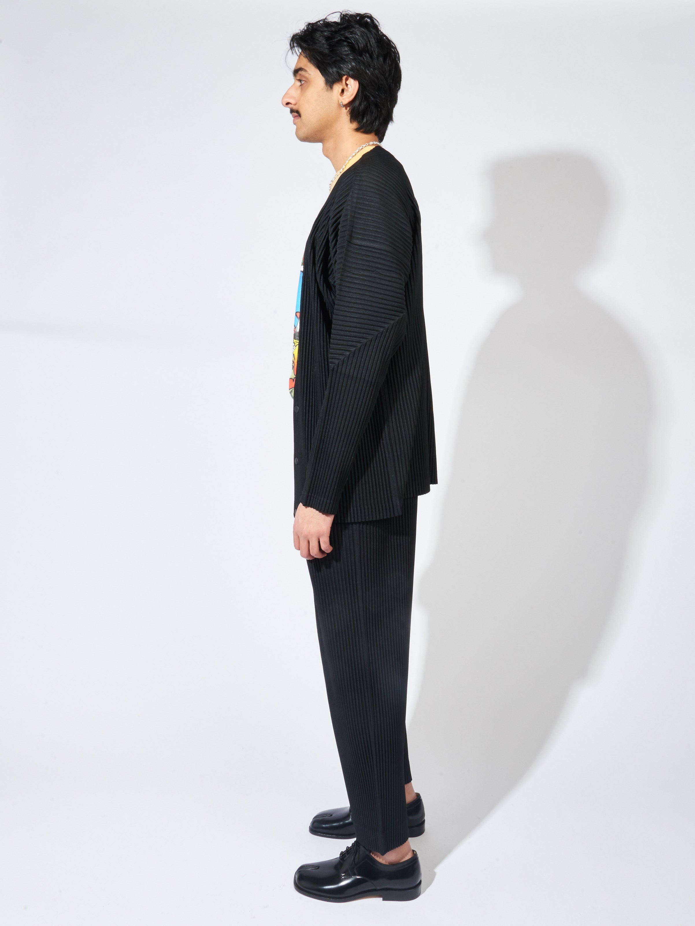 Homme Plisse Issey Miyake - Black Basics Cardigan – Frances May