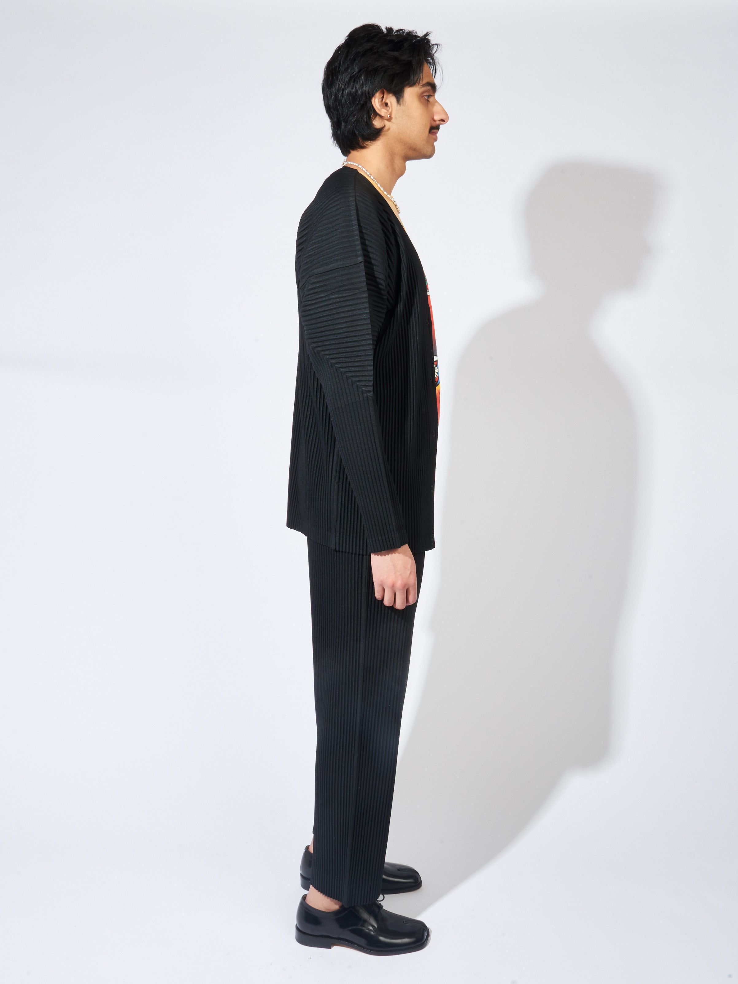 Homme Plisse Issey Miyake - Black Basics Cardigan – Frances May