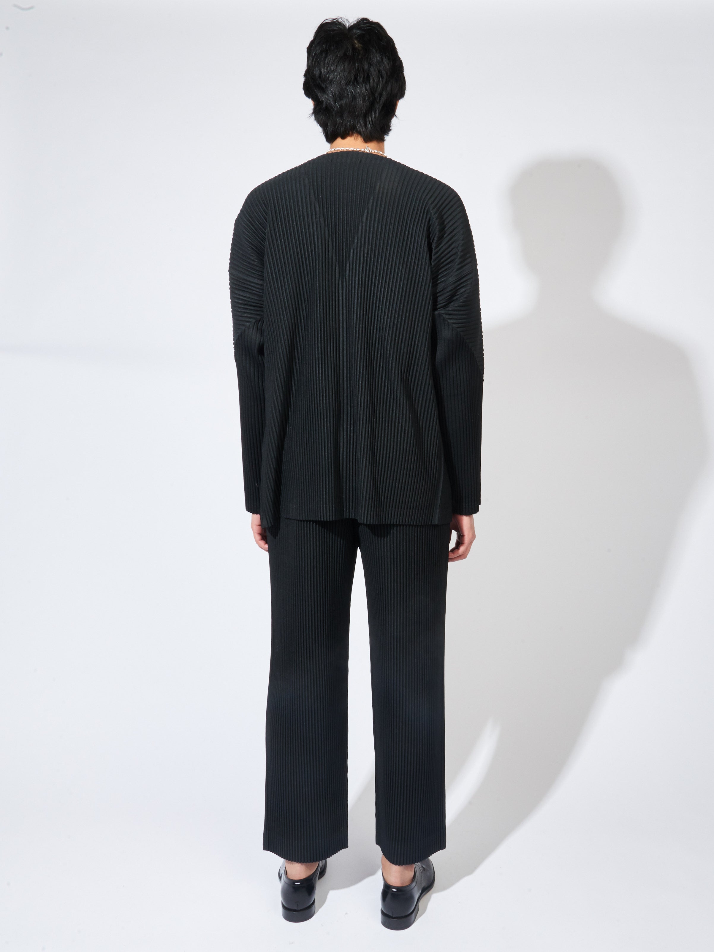 Homme Plisse Issey Miyake - Black Basics Cardigan – Frances May