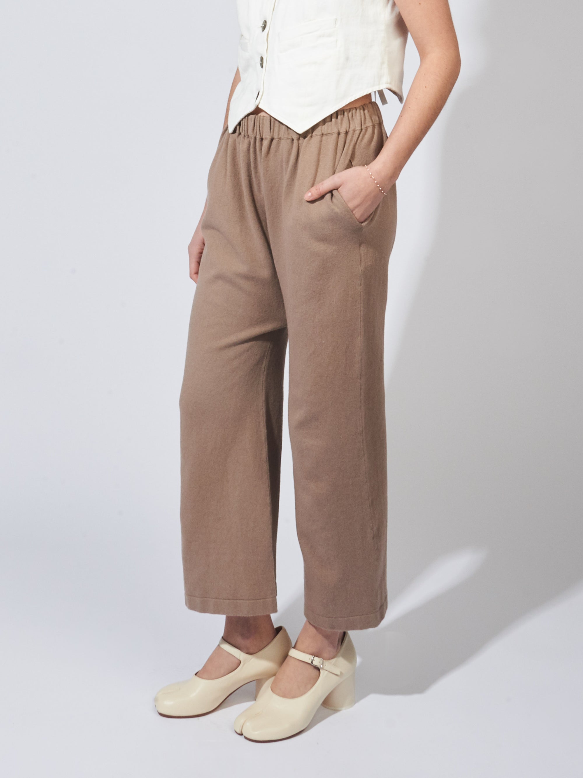 Taupe Peg Pants